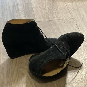 Christian Louboutin Lace Up Booties